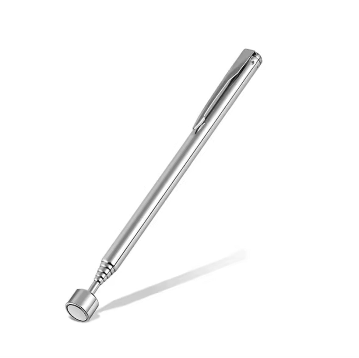 Telescopic magnet picking tool for hard to reach areas