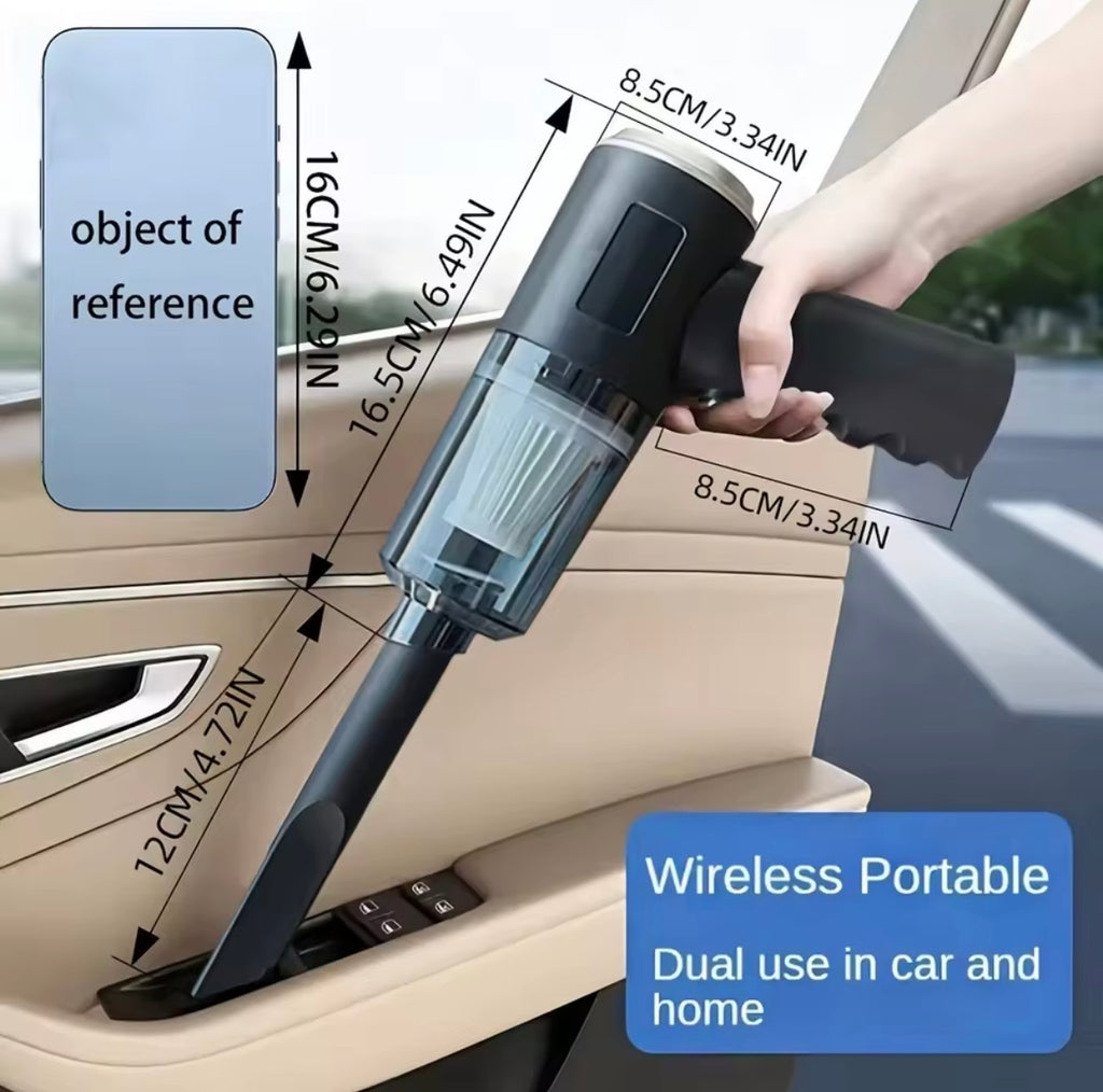 3 In 1 Integrated Suction And Blowing Small Car Household Vacuum Cleaner